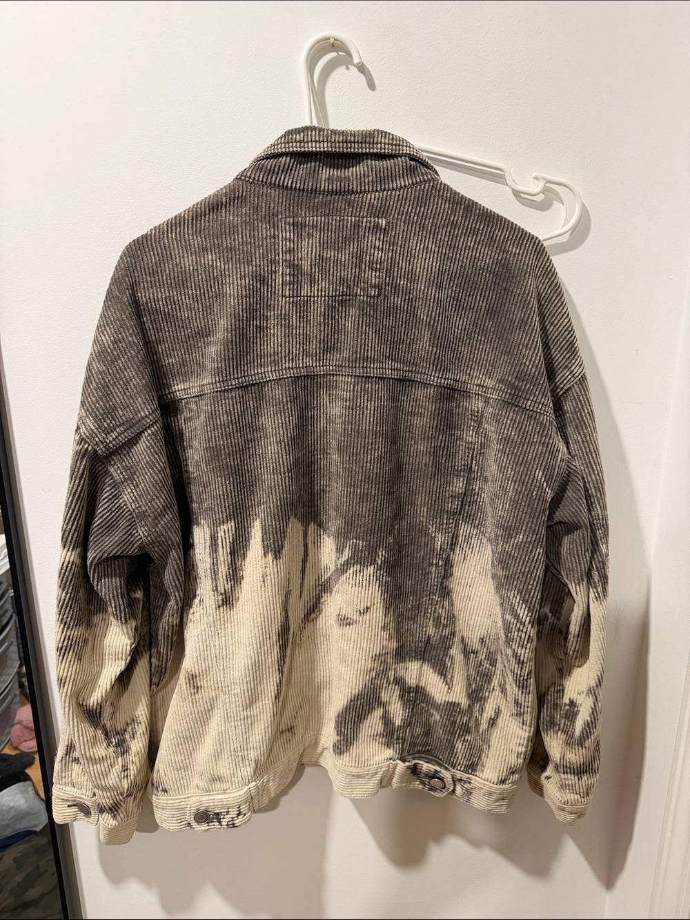 Fantastic Fawn Dip-Dye Corduroy Jacket in Brown and Cream - Picture 2 of 2